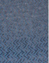 Έτοιμη ραμμένη κουρτίνα με τρέσα LUXURY - Ζακάρ βαρέως τύπου μπλε/μπεζ αδιάφανο